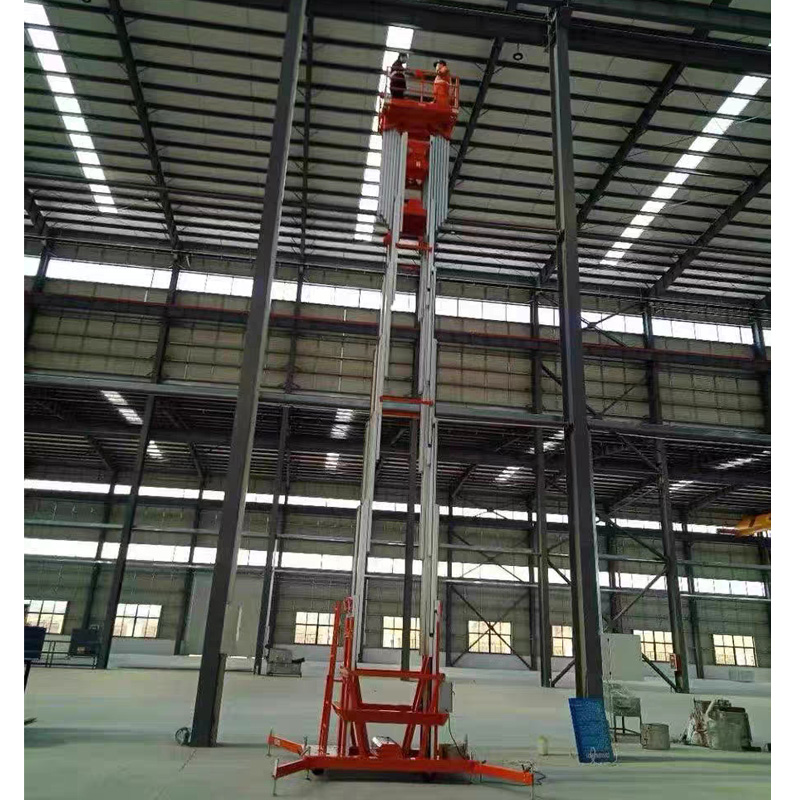 Aluminum alloy aerial platform, twin-mast GTWY