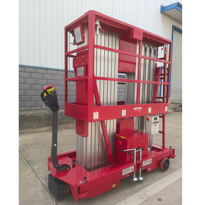 Aluminum alloy aerial platform, twin-mast GTWY