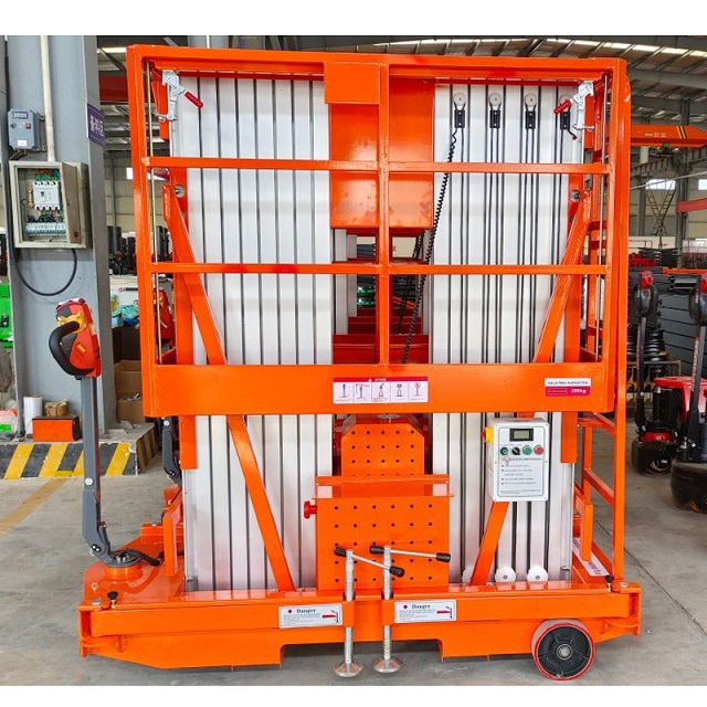 Aluminum alloy aerial platform, twin-mast GTWY