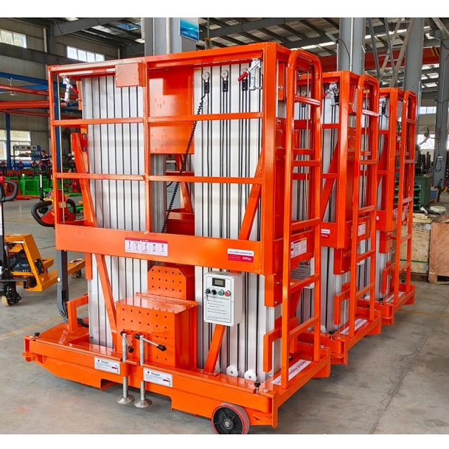 Aluminum alloy aerial platform, twin-mast GTWY