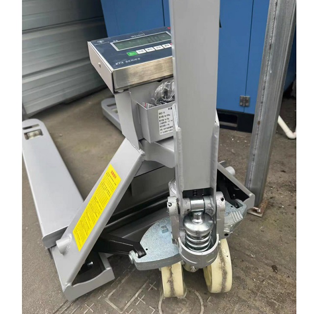 Manual explosion-proof electronic scale pallet truck.jpg Explosion proof manual electronic scale transport vehicle.jpg