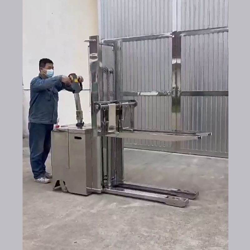304 Stainless steel fully electric stacker.jpg 304-Stainless-steel-fully-electric-stacker-2.jpg
