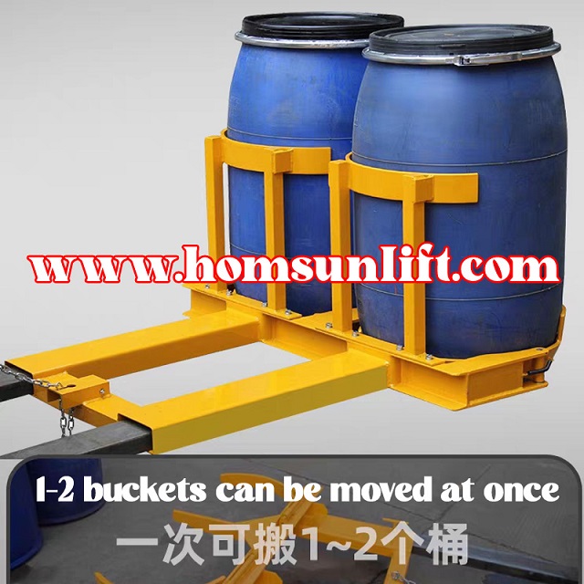 Special oil bucket clamp for clamp type forklift, oil bucket handling and stacking fixture, bucket holder.jpg Special-oil-bucket-clamp-for-clamp-type-forklift-2.jpg