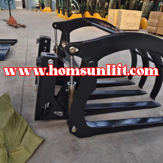 Forklift attachments: Round wood clip, waste paper clip, Dual cylinder clamp/Tipping Waste Grab.jpg Round-wood-clip,-waste-paper-clip,-Dual-cylinder-clamp&Tipping-Waste-Grab-1.jpg